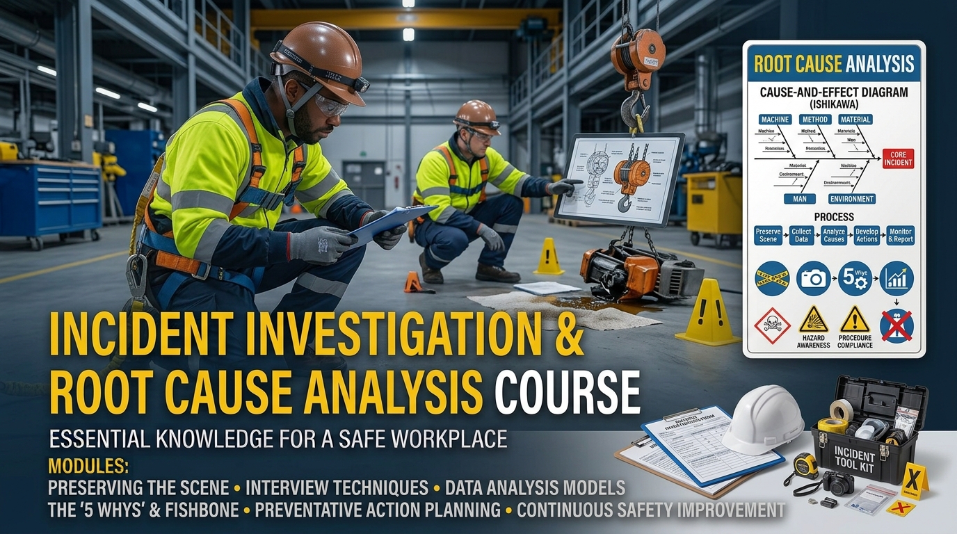 Incident Investigation & Root Cause Analysis Course